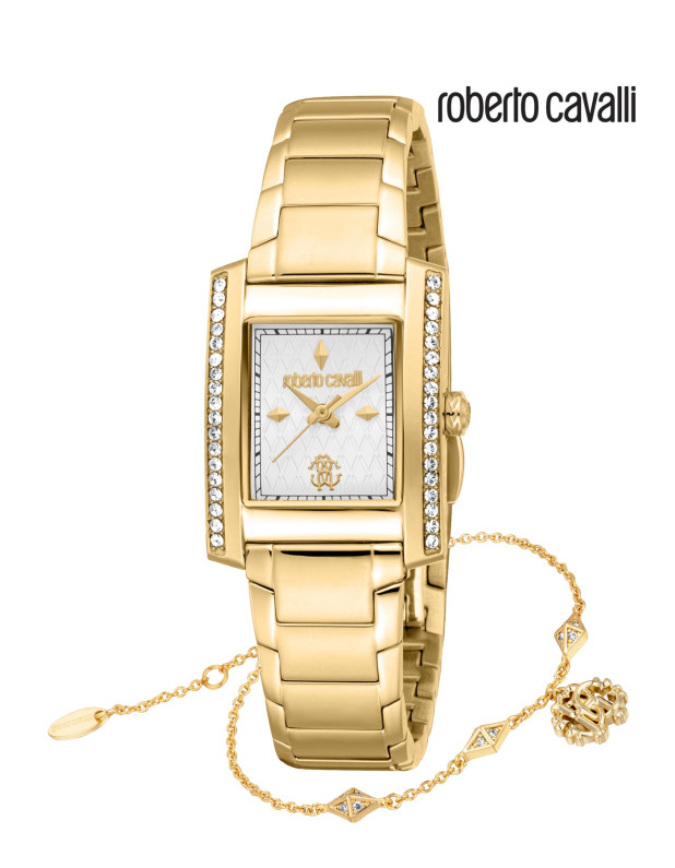 Roberto Cavalli Ladies Watch with Bracelet